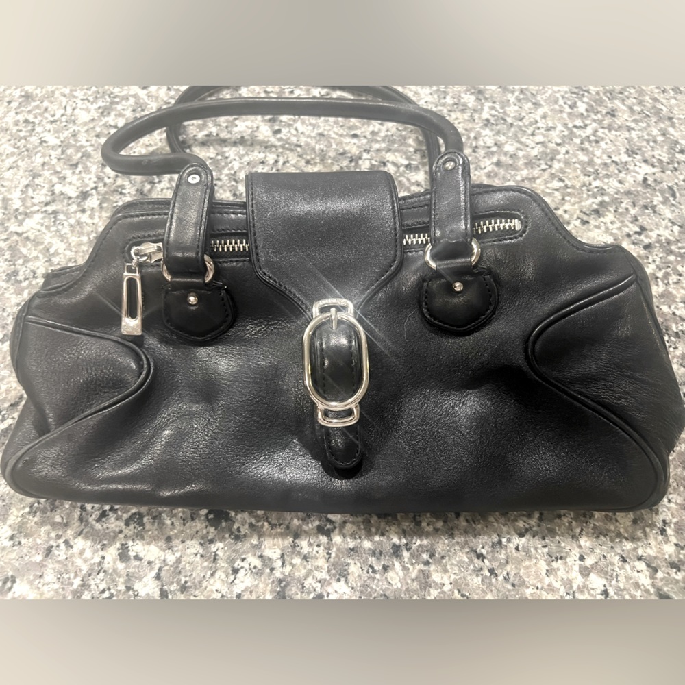 Cole Haan Black Leather Alexa F04  Purse